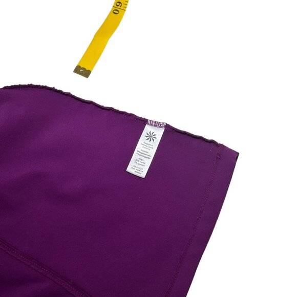 Athleta Purple Halter Back Dress Size L | Active Travel Summer Dress with Pocket - Picture 9 of 10
